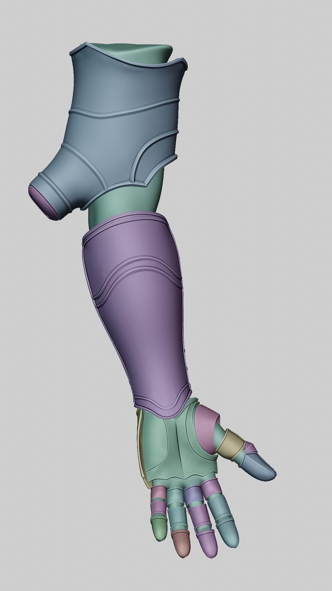 Mechanical Arm Lies of P 3D print model_14