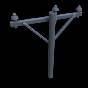 OUTDOOR POLE ASSETS 1-35 FOR DIORAMA SUPPORTED STL 3D print model_21