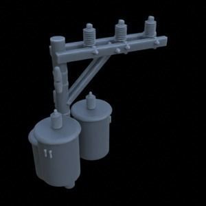 OUTDOOR POLE ASSETS 1-35 FOR DIORAMA SUPPORTED STL 3D print model_37
