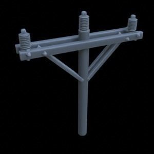 OUTDOOR POLE ASSETS 1-35 FOR DIORAMA SUPPORTED STL 3D print model_9