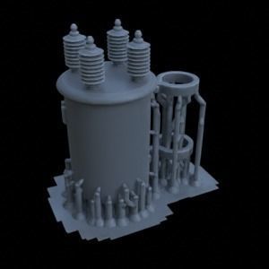 OUTDOOR POLE ASSETS 1-35 FOR DIORAMA SUPPORTED STL 3D print model_46