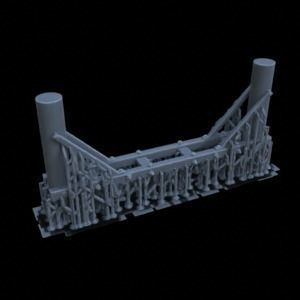 OUTDOOR POLE ASSETS 1-35 FOR DIORAMA SUPPORTED STL 3D print model_20