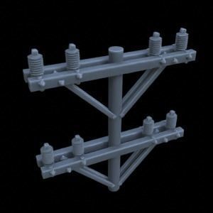 OUTDOOR POLE ASSETS 1-35 FOR DIORAMA SUPPORTED STL 3D print model_27