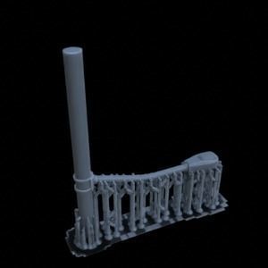 OUTDOOR POLE ASSETS 1-35 FOR DIORAMA SUPPORTED STL 3D print model_30