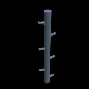 OUTDOOR POLE ASSETS 1-35 FOR DIORAMA SUPPORTED STL 3D print model_33