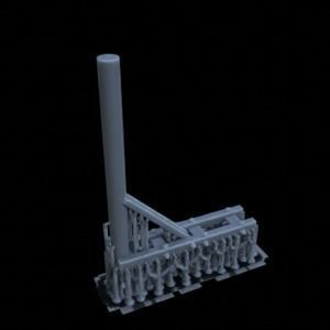 OUTDOOR POLE ASSETS 1-35 FOR DIORAMA SUPPORTED STL 3D print model_39