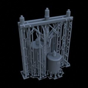 OUTDOOR POLE ASSETS 1-35 FOR DIORAMA SUPPORTED STL 3D print model_13