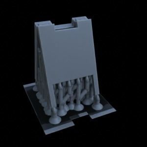 STREET ASSETS 1-35 FOR DIORAMA SUPPORTED STL 3D print model_55