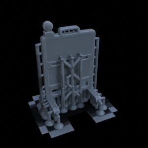 STREET ASSETS 1-35 FOR DIORAMA SUPPORTED STL 3D print model_64