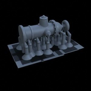 STREET ASSETS 1-35 FOR DIORAMA SUPPORTED STL 3D print model_24