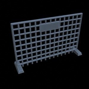 STREET ASSETS 1-35 FOR DIORAMA SUPPORTED STL 3D print model_50