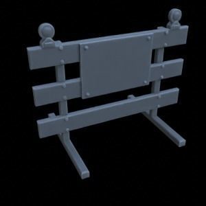 STREET ASSETS 1-35 FOR DIORAMA SUPPORTED STL 3D print model_61