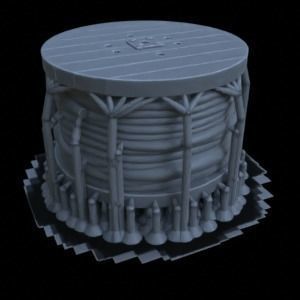 STREET ASSETS 1-35 FOR DIORAMA SUPPORTED STL 3D print model_18