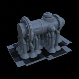 STREET ASSETS 1-35 FOR DIORAMA SUPPORTED STL 3D print model_22