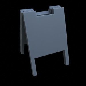 STREET ASSETS 1-35 FOR DIORAMA SUPPORTED STL 3D print model_57