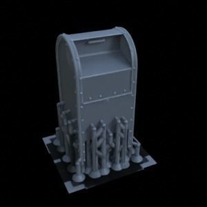STREET ASSETS 1-35 FOR DIORAMA SUPPORTED STL 3D print model_23