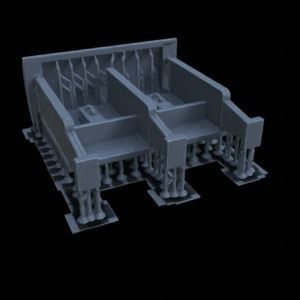 STREET ASSETS 1-35 FOR DIORAMA SUPPORTED STL 3D print model_70