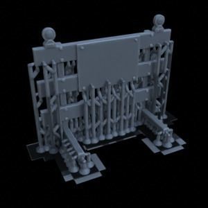 STREET ASSETS 1-35 FOR DIORAMA SUPPORTED STL 3D print model_60
