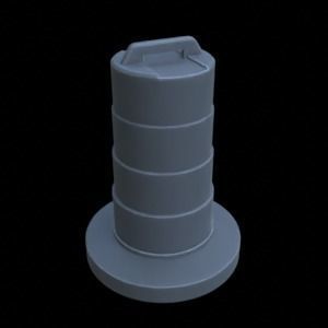 STREET ASSETS 1-35 FOR DIORAMA SUPPORTED STL 3D print model_25