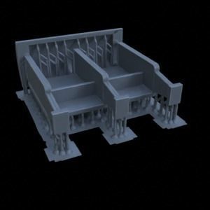 STREET ASSETS 1-35 FOR DIORAMA SUPPORTED STL 3D print model_71