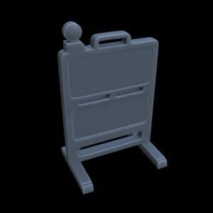 STREET ASSETS 1-35 FOR DIORAMA SUPPORTED STL 3D print model_73