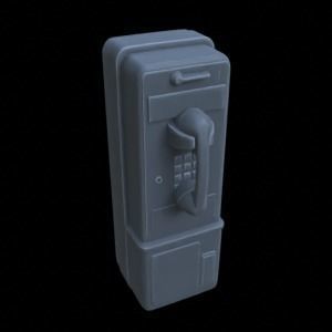 STREET ASSETS 1-35 FOR DIORAMA SUPPORTED STL 3D print model_9