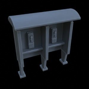 STREET ASSETS 1-35 FOR DIORAMA SUPPORTED STL 3D print model_68