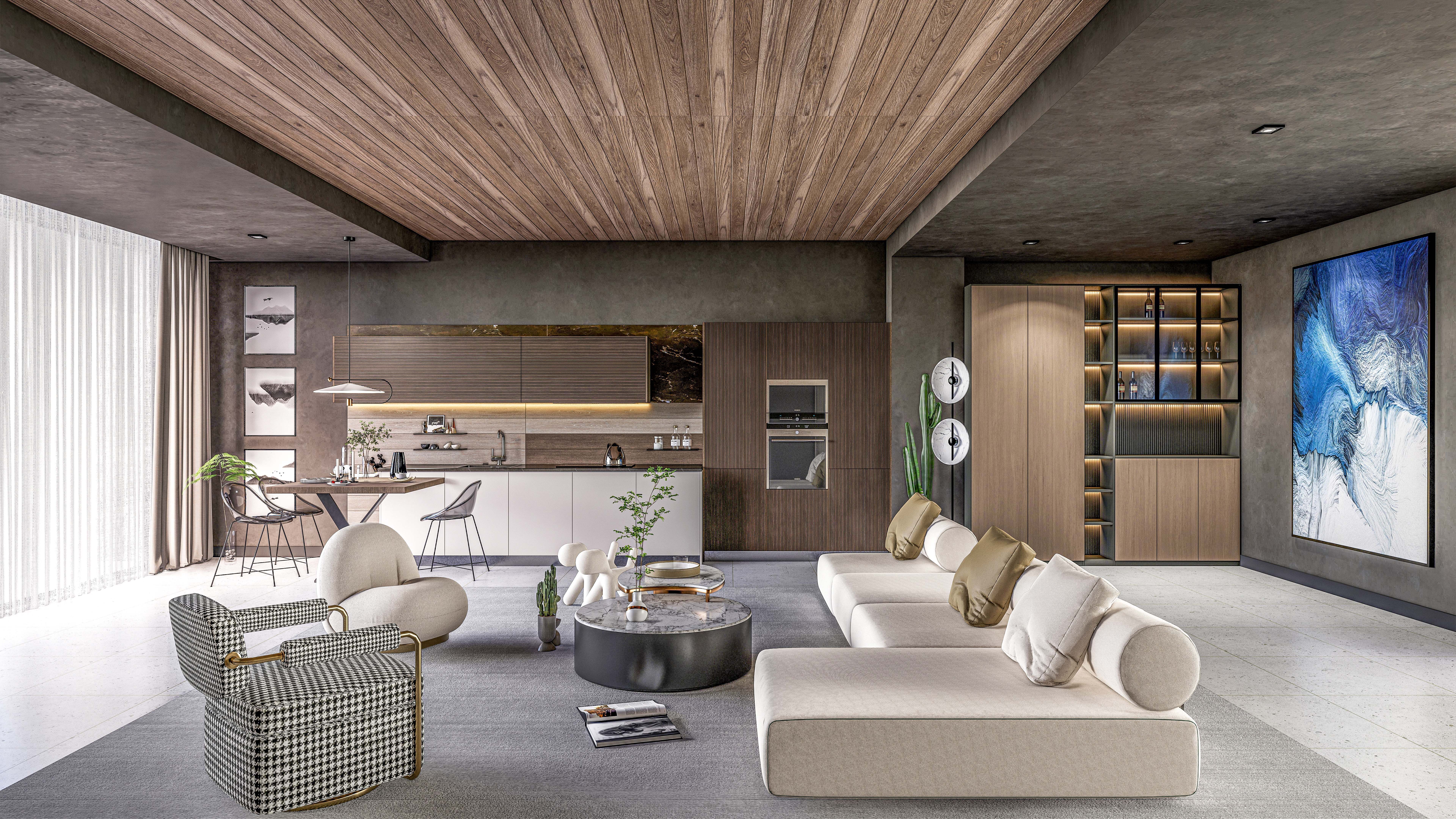 Kitchen fully parametric Resizable manufacturable 0017 3D model_14