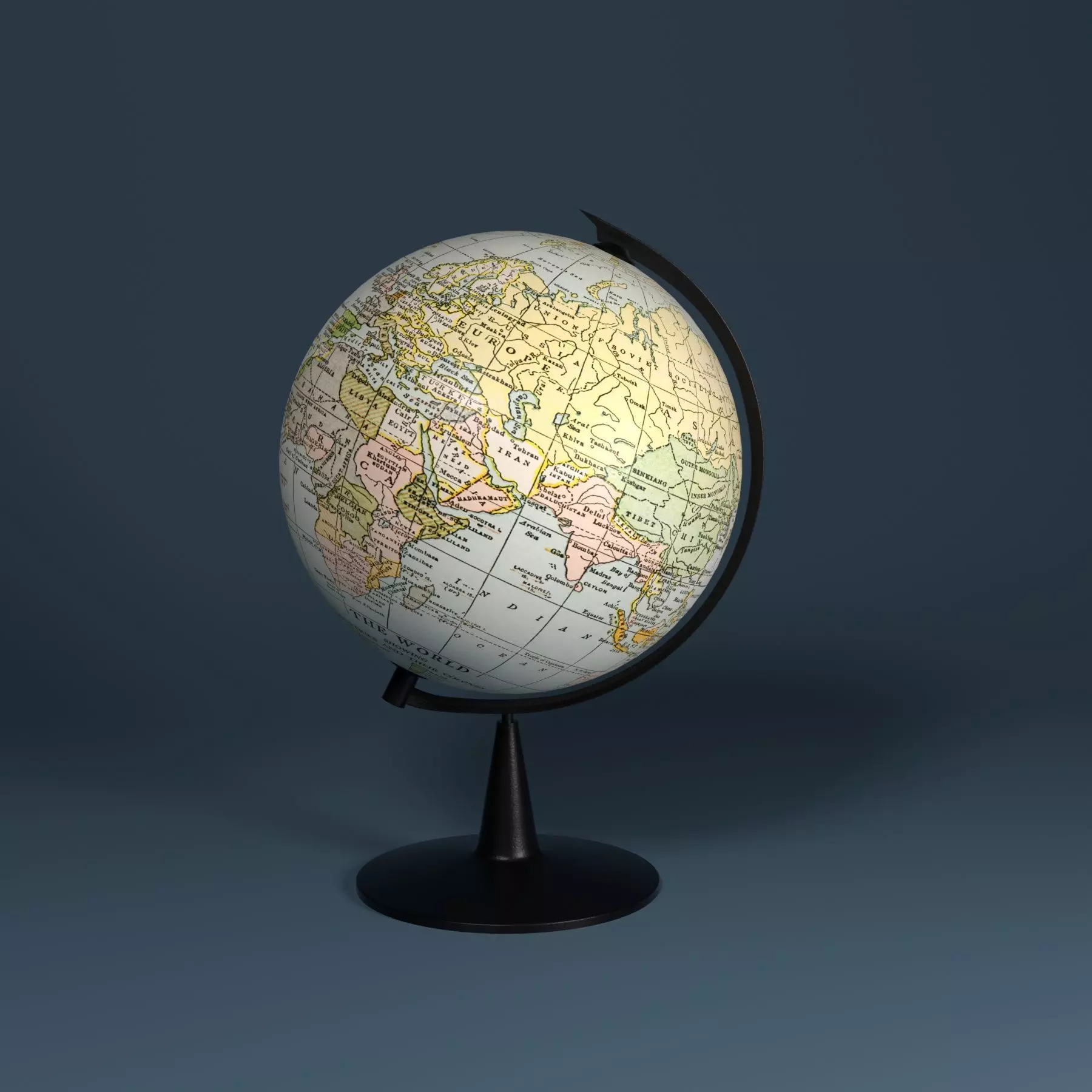 Globe - The World Free 3D model