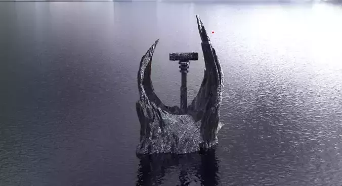 Zora perch stone 2 3D