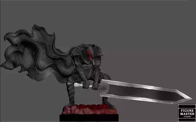 BERSERK GUTS SWING FANTASY ANIME SWORD CHARACTER