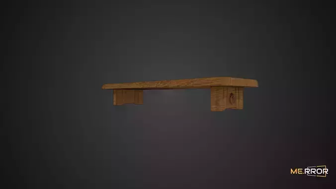 Game Ready Traditional Wooden Low Table