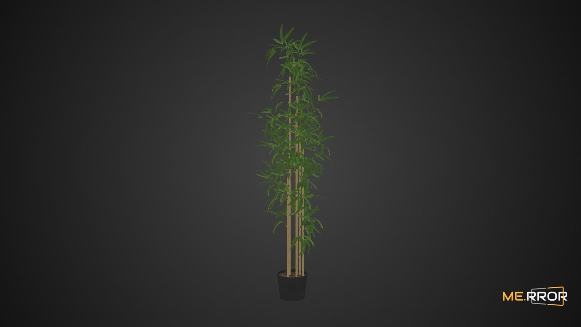 Game Ready Bamboo Low-poly 3D model_2