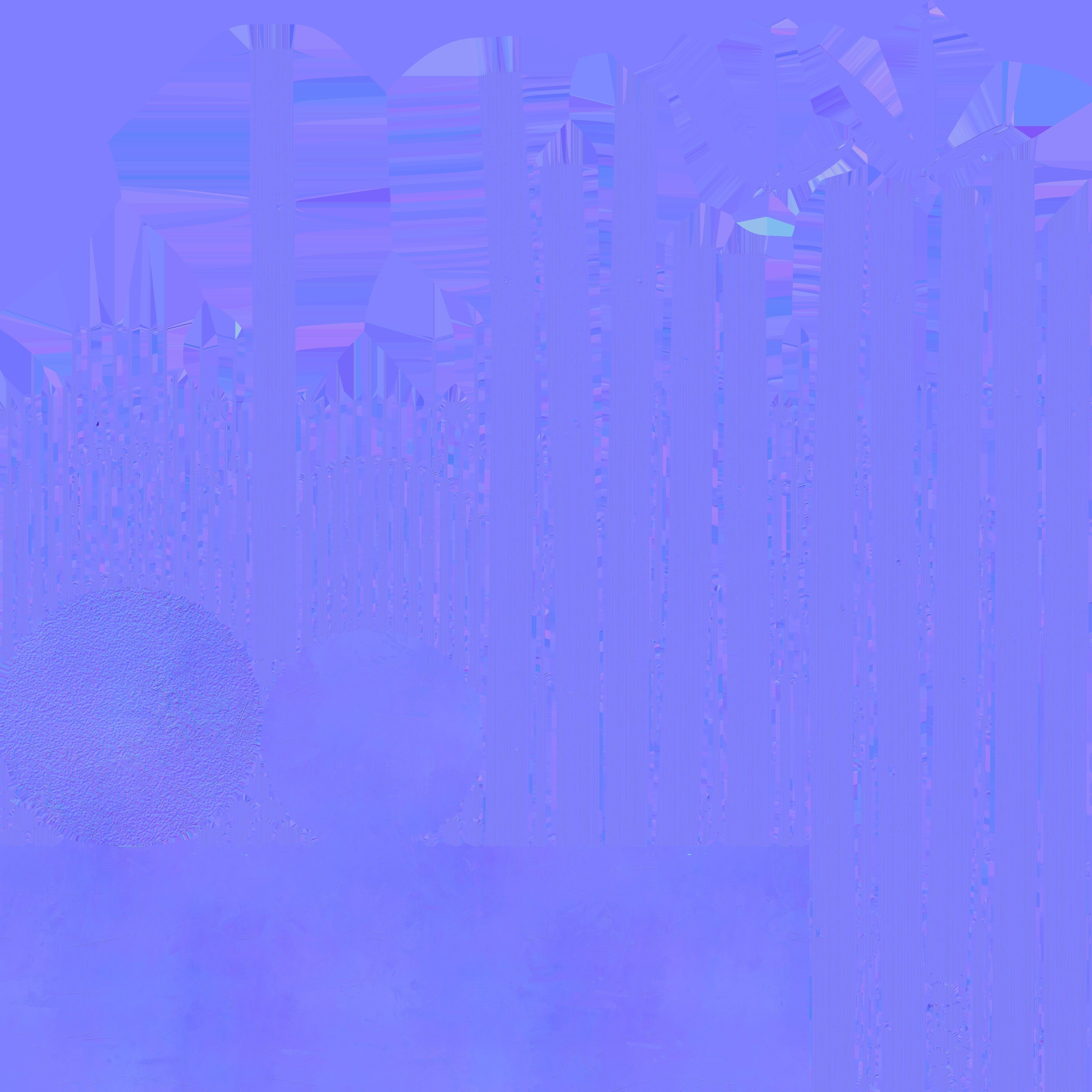 Game Ready Bamboo Low-poly 3D model_16