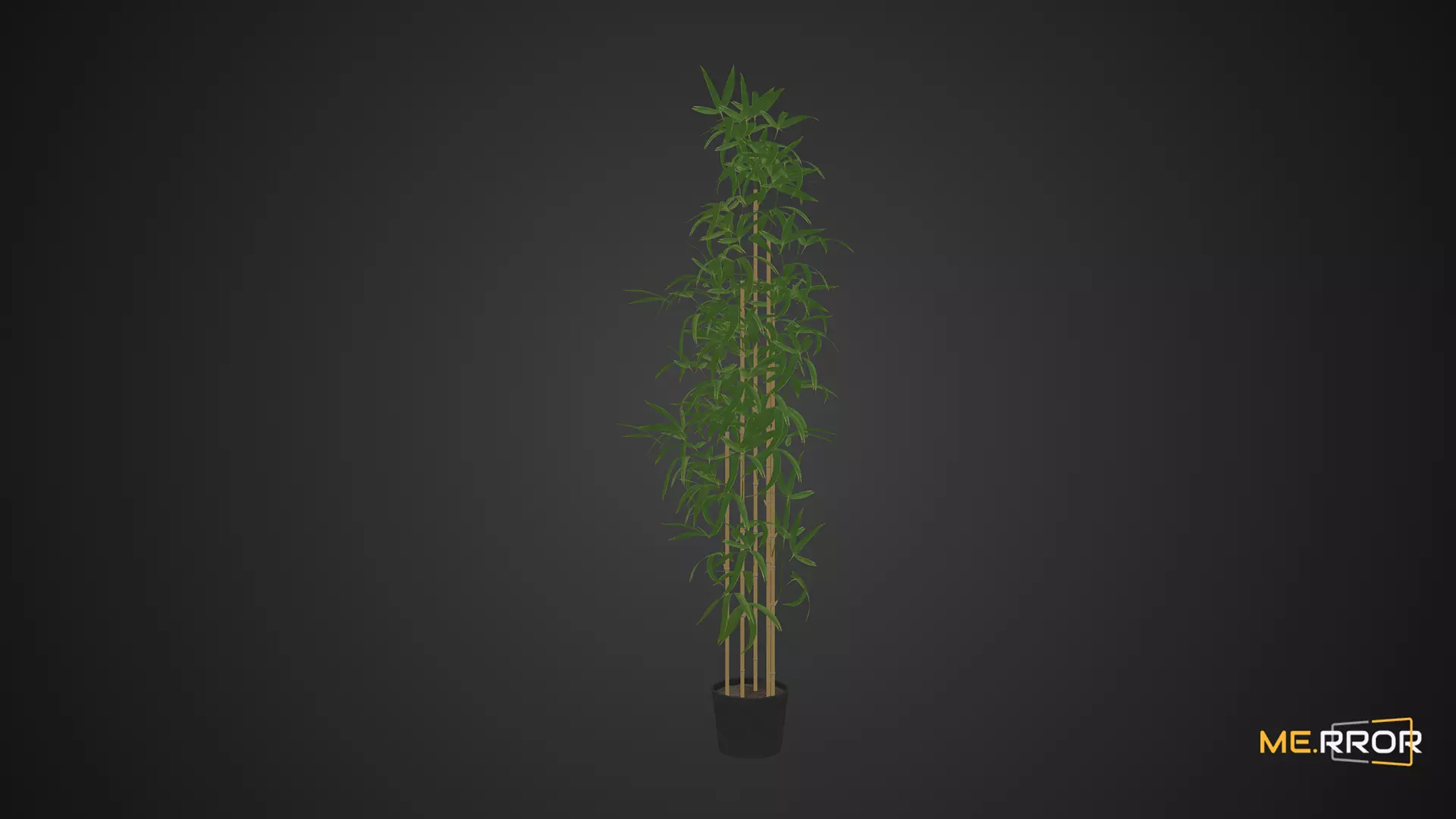 Game Ready Bamboo Low-poly 3D model_0