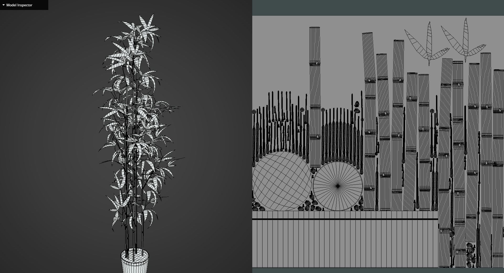 Game Ready Bamboo Low-poly 3D model_12