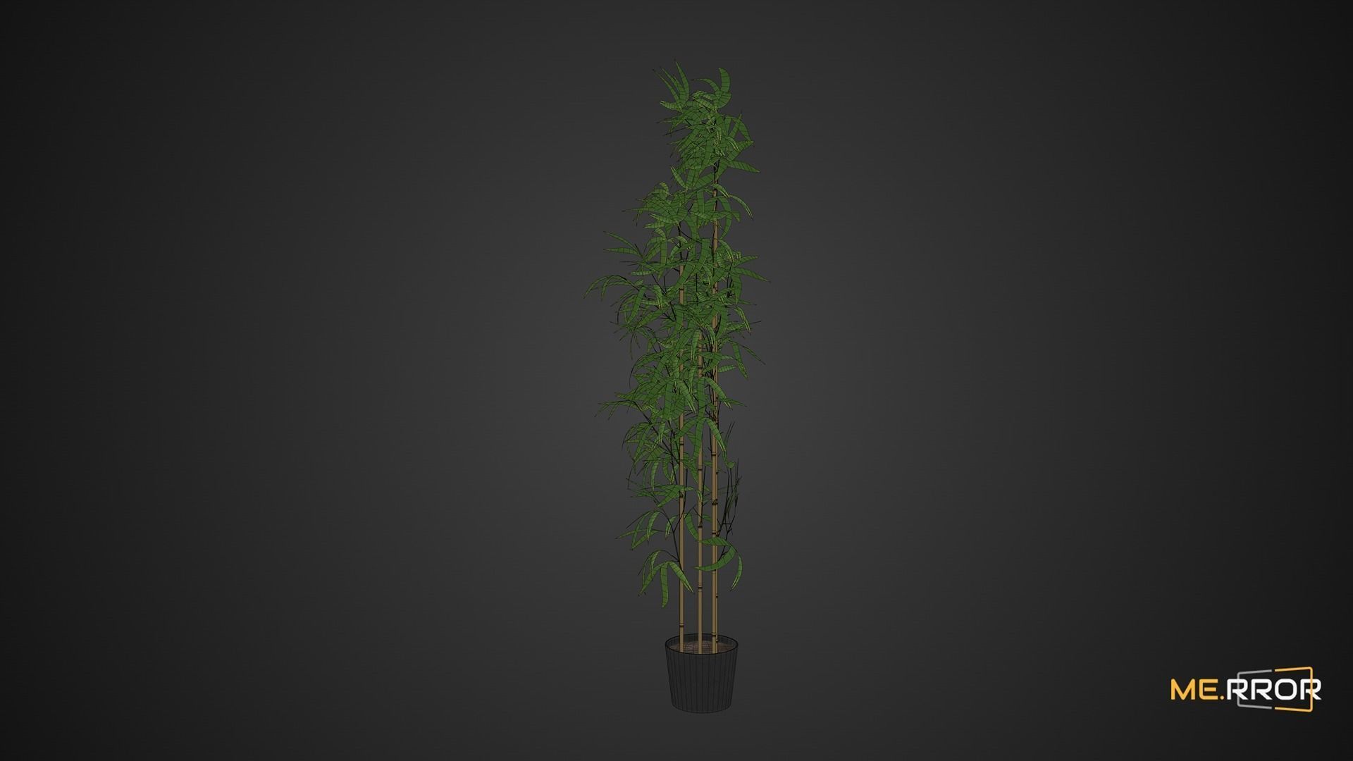 Game Ready Bamboo Low-poly 3D model_6