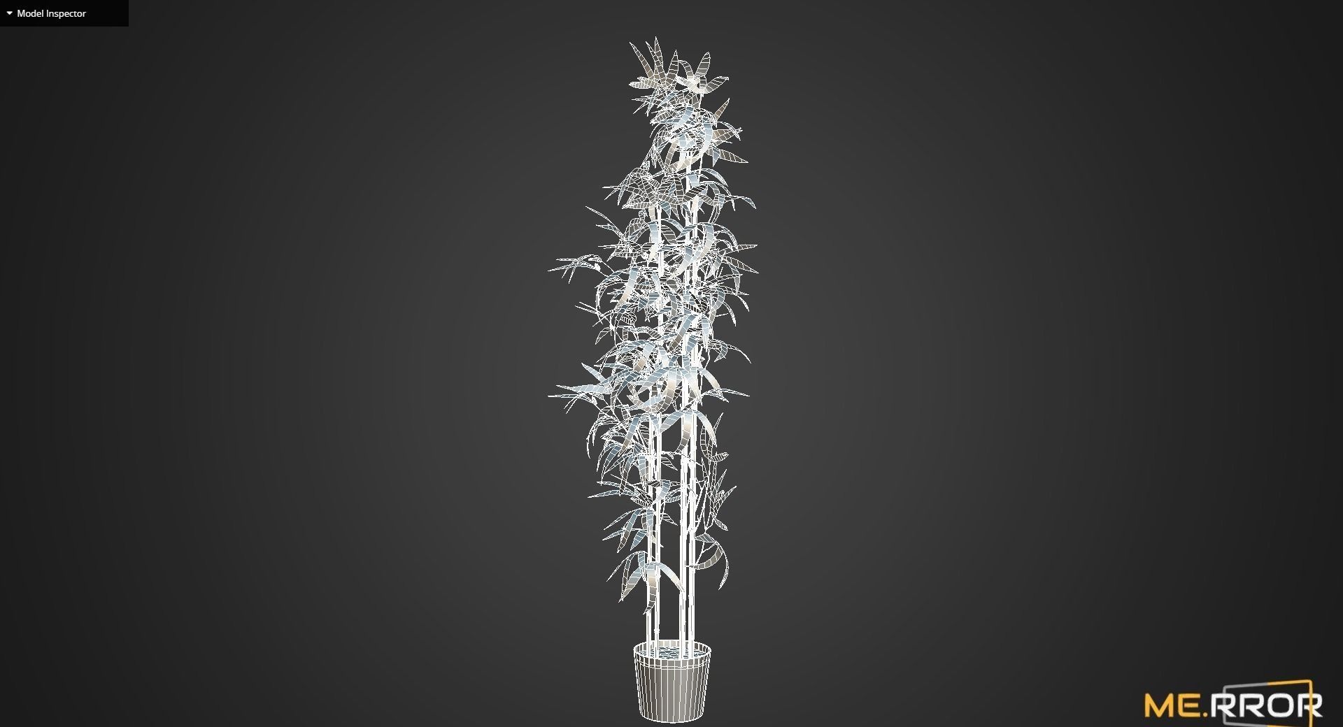 Game Ready Bamboo Low-poly 3D model_11