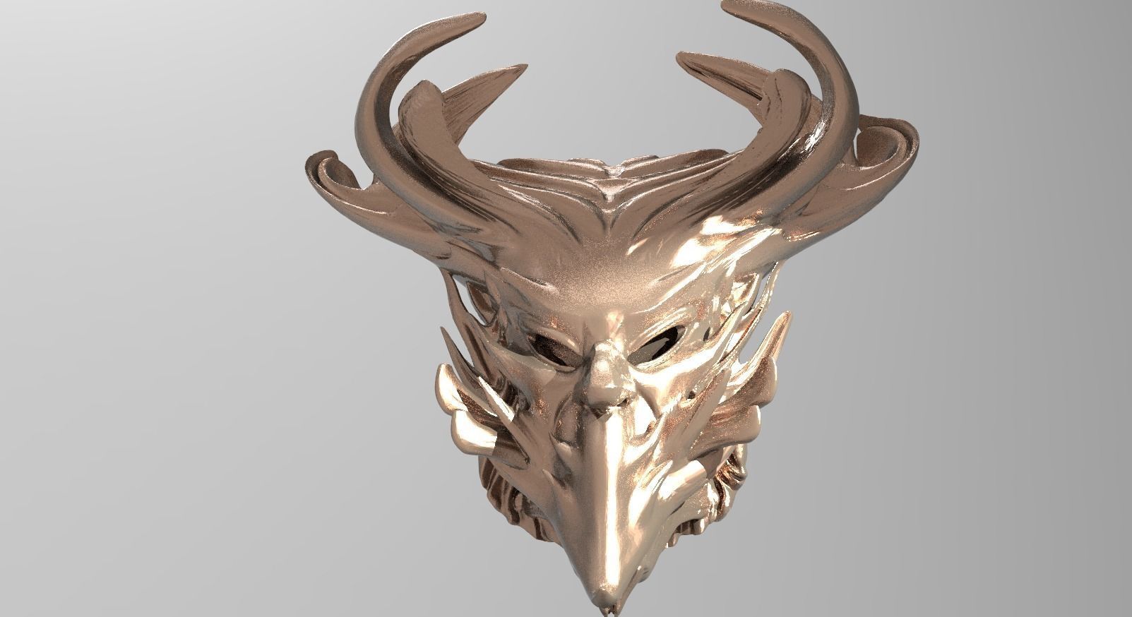 Druid mask collection 1 3D model_1
