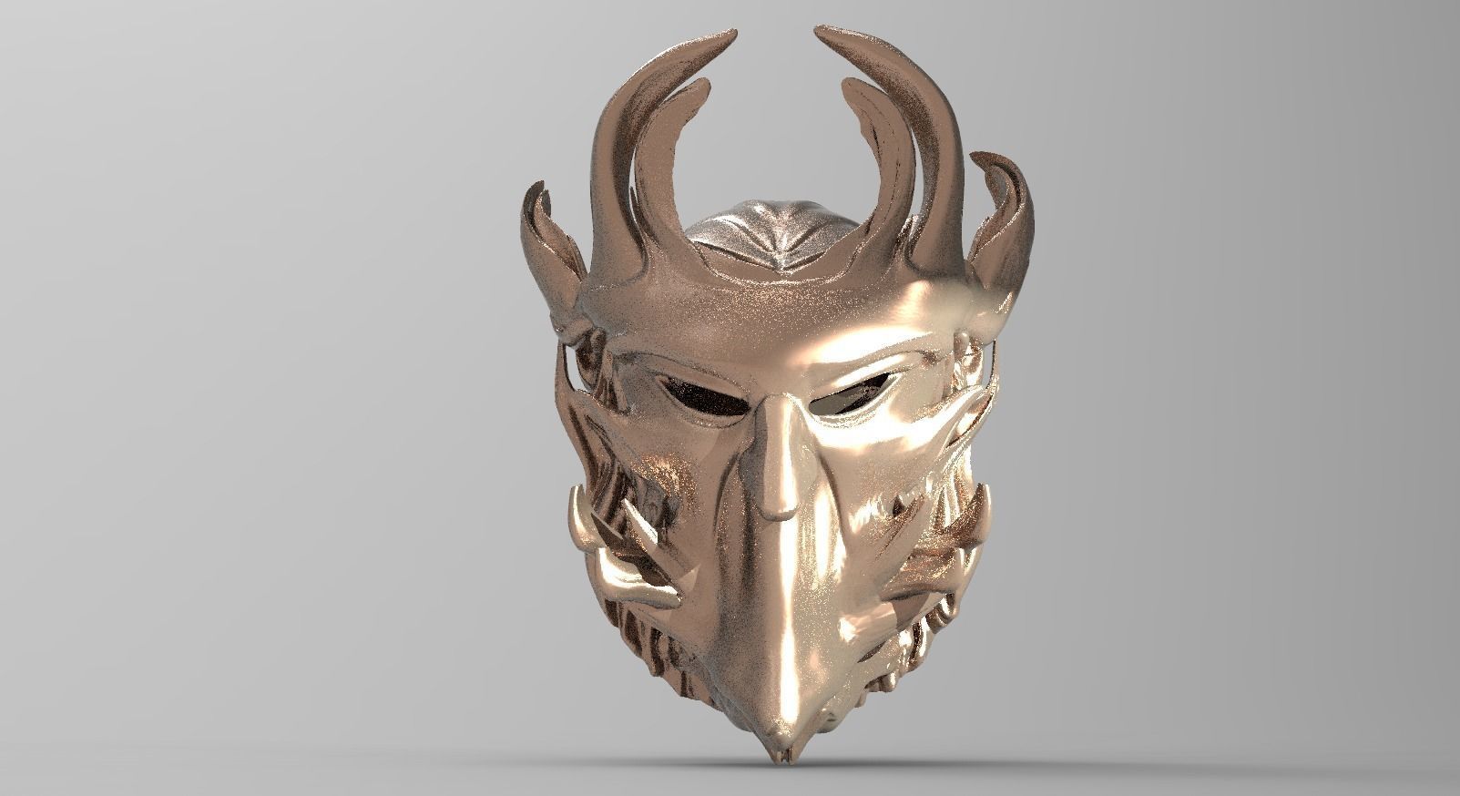 Druid mask collection 1 3D model_4