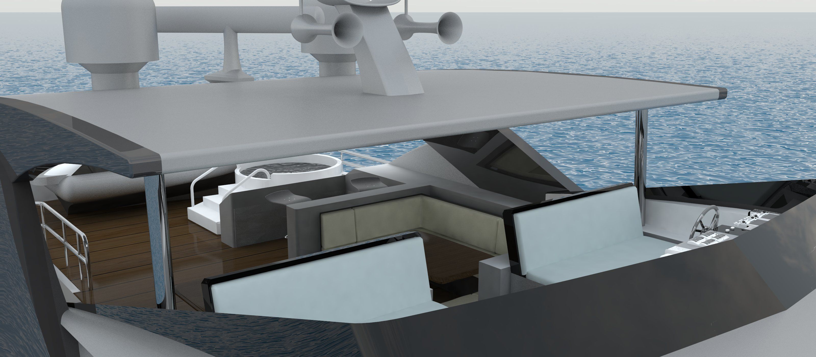 Yacht 32meter 3D model_5