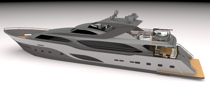 Yacht 32meter 3D model