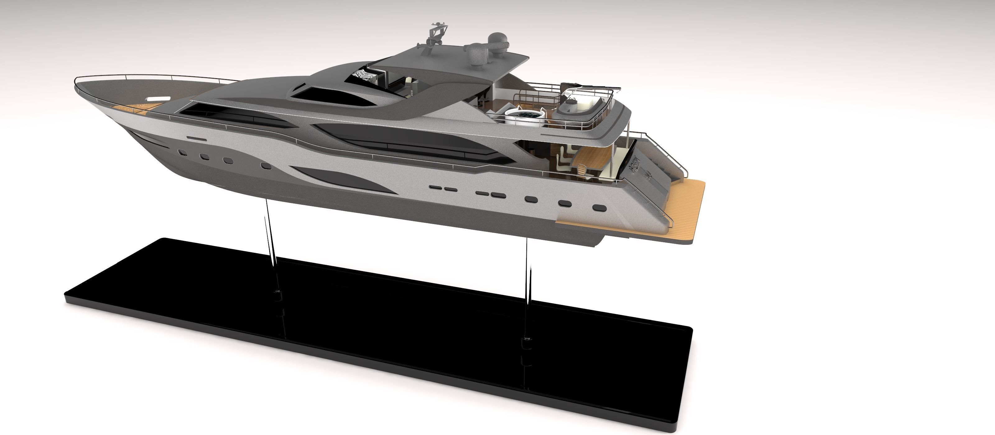 Yacht 32meter 3D model_6