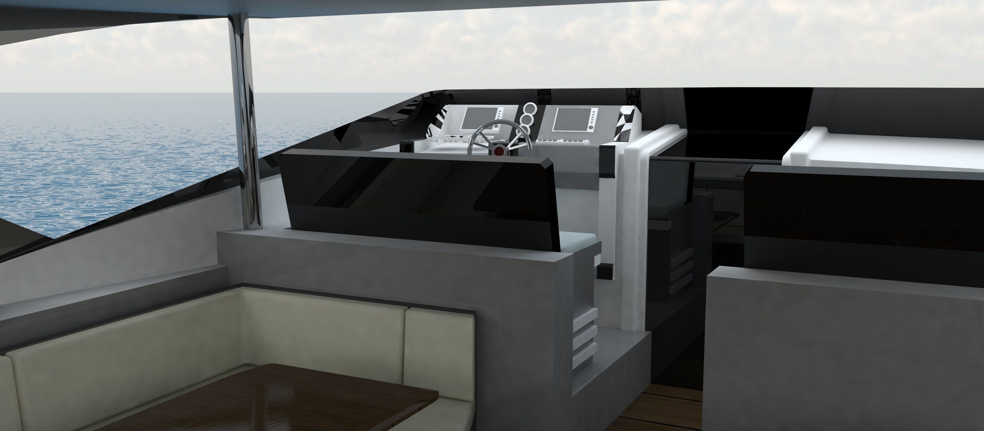 Yacht 32meter 3D model_4