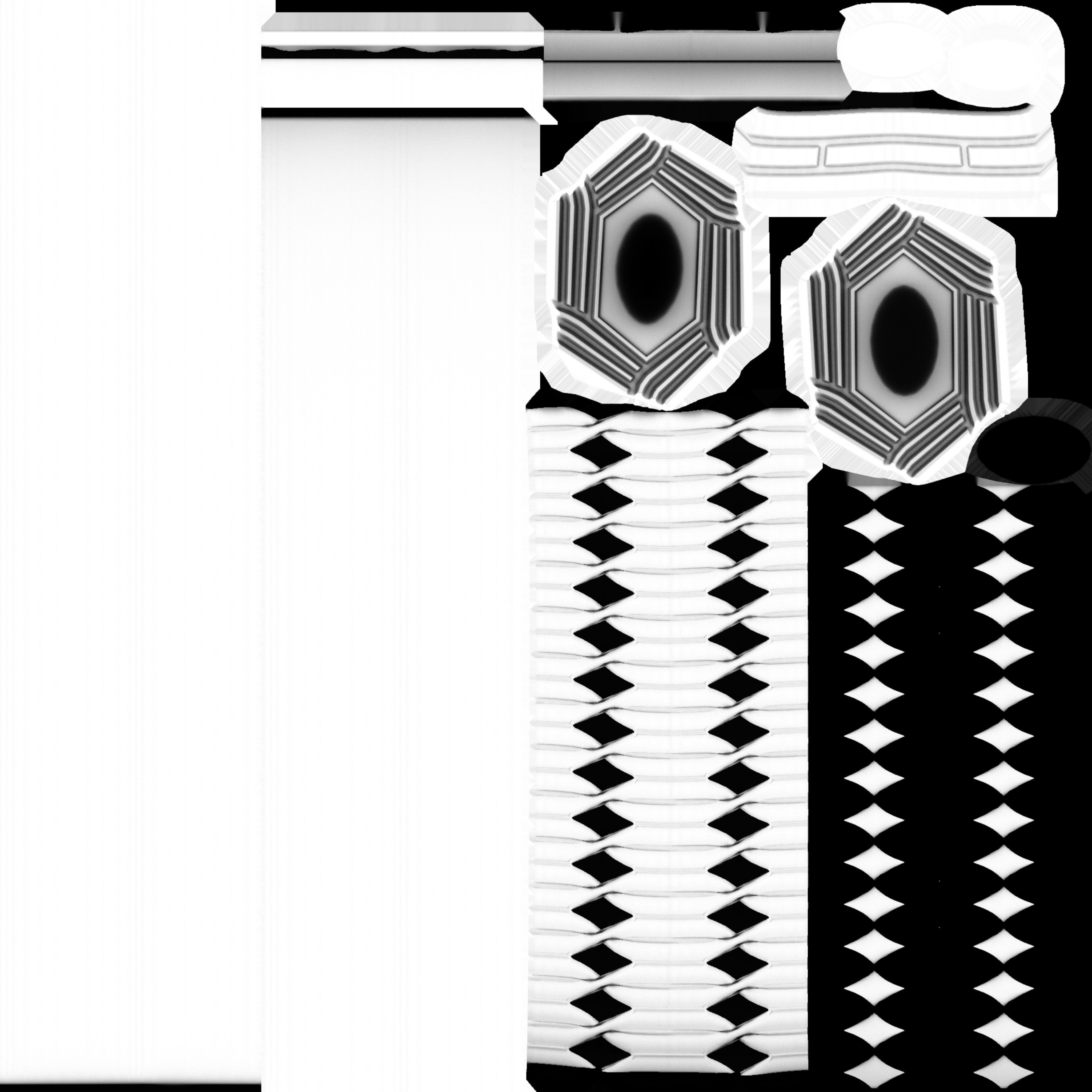 Game Ready Sword Katana Low-poly 3D model_14