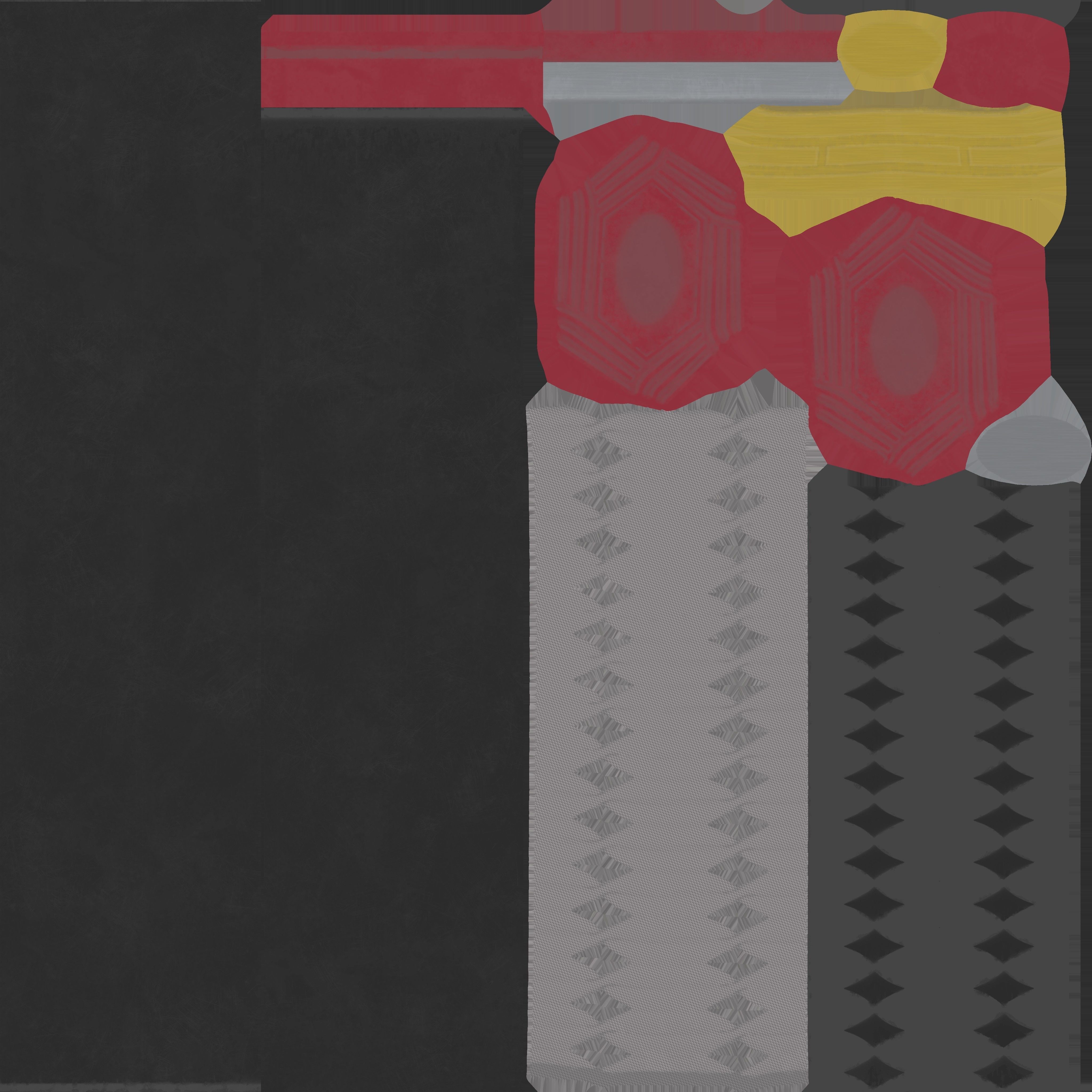 Game Ready Sword Katana Low-poly 3D model_18