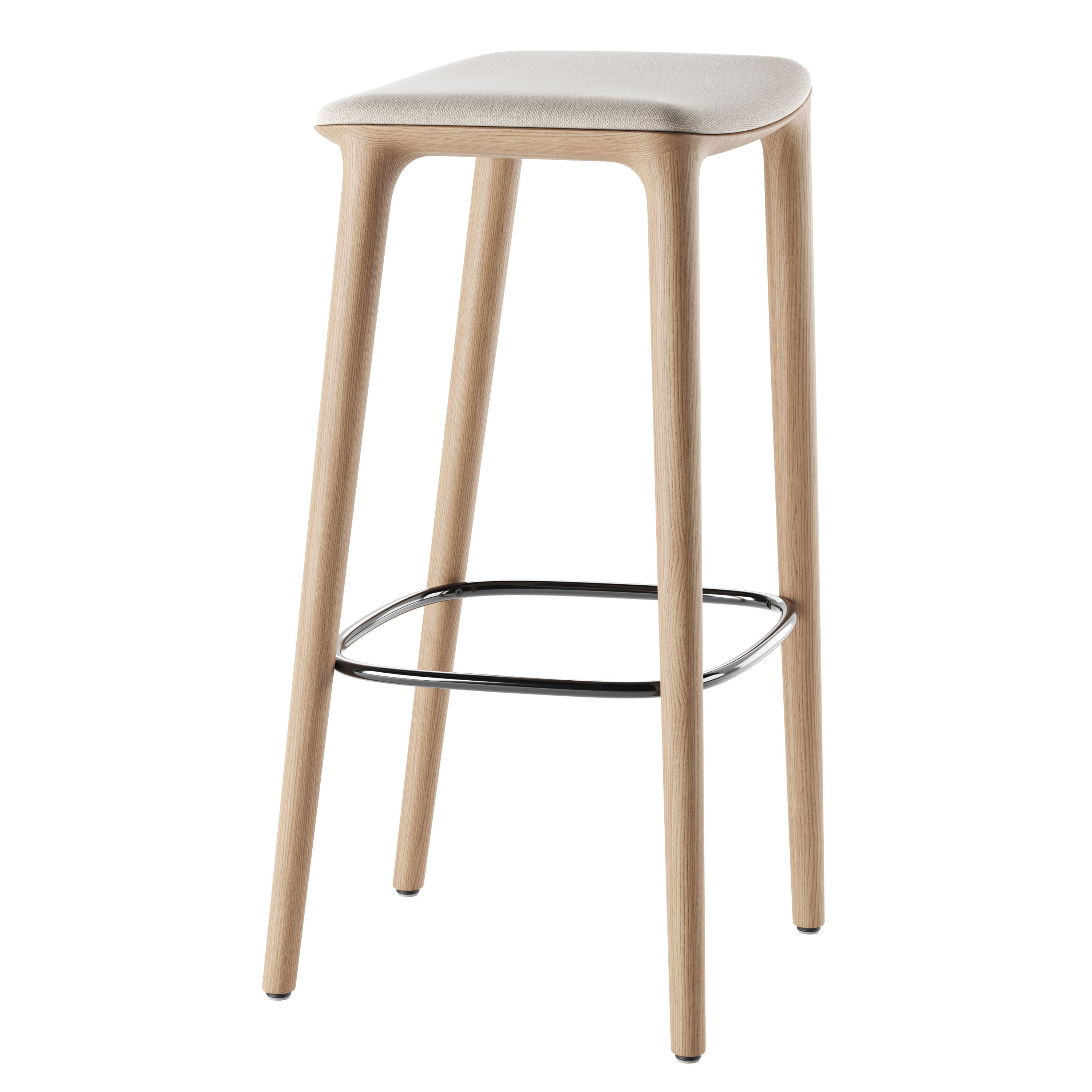 Neva Bar Chair By Artisan 3D model_2