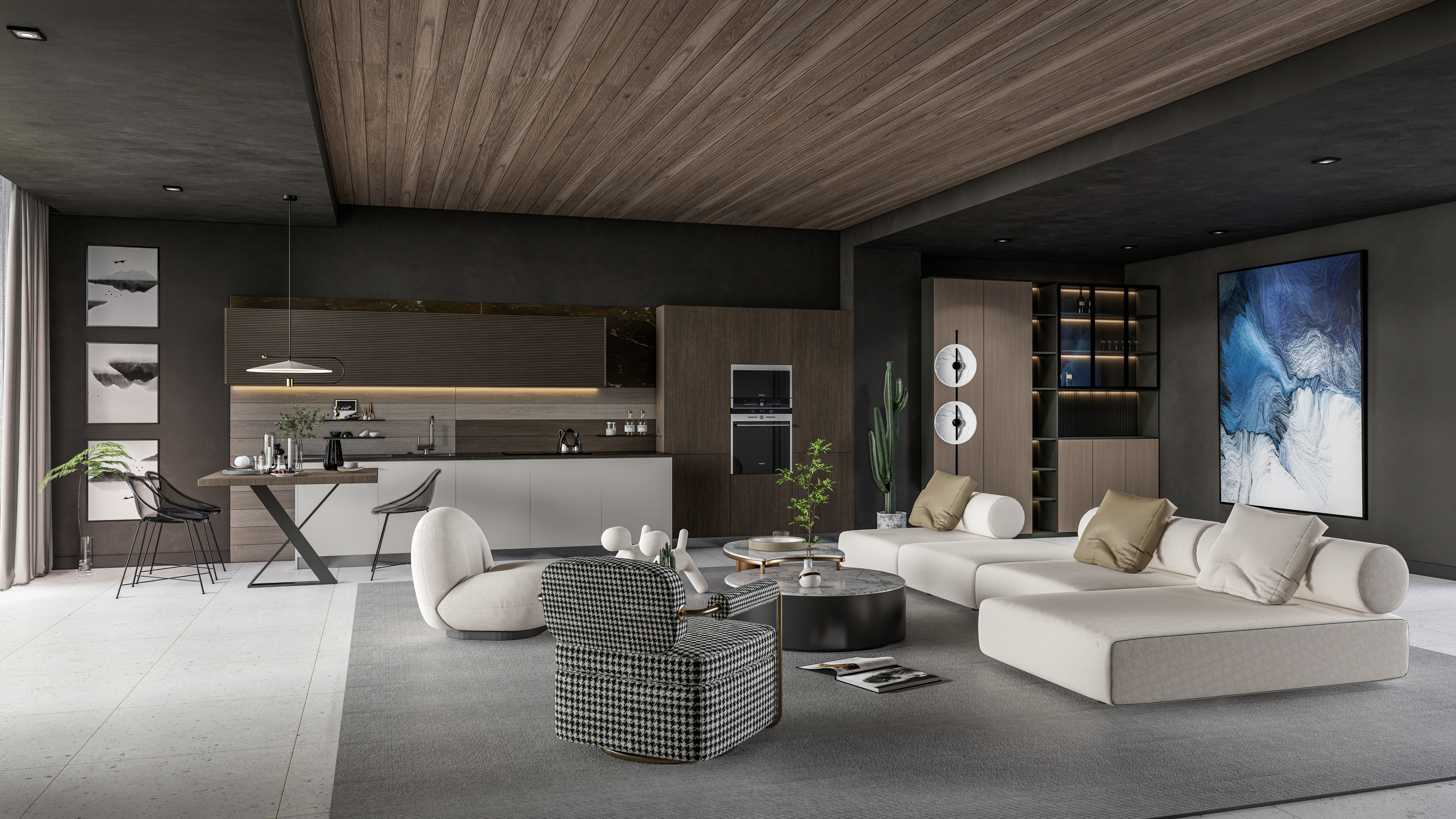 Wine cabinet Rack Cellar 3D model_12