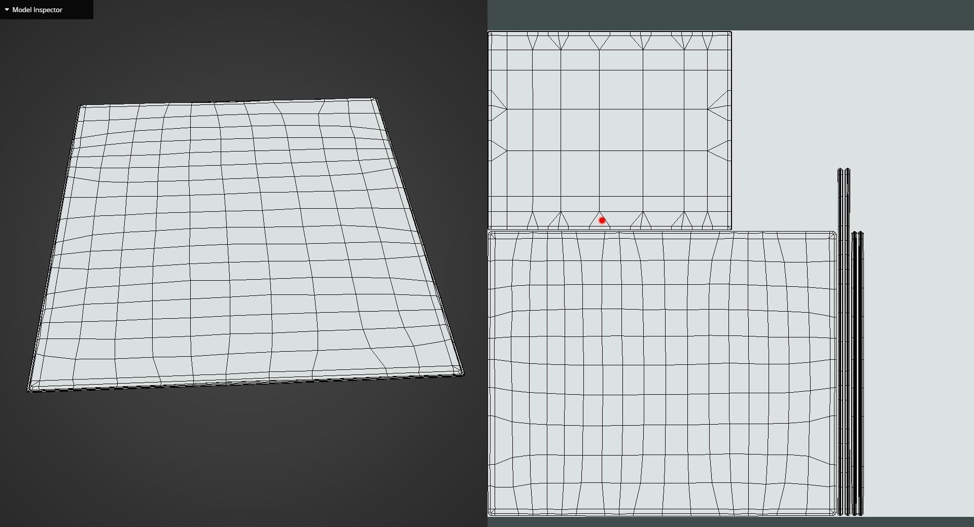 Game Ready White Fur Rug Low-poly 3D model_10