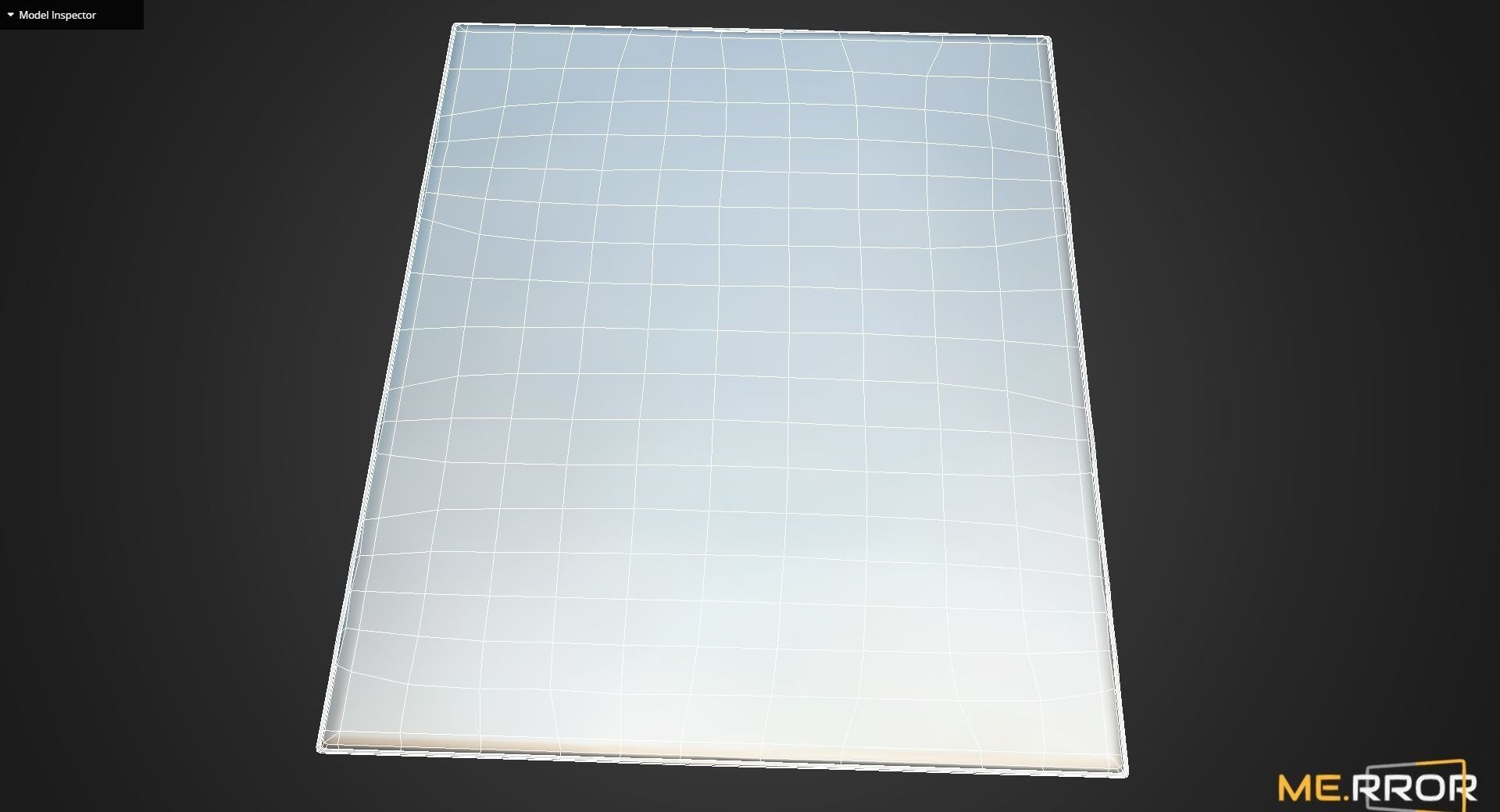 Game Ready White Fur Rug Low-poly 3D model_8